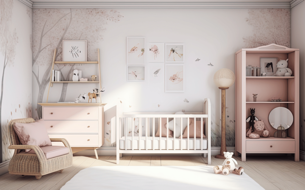 Beutifull Baby girl nursery