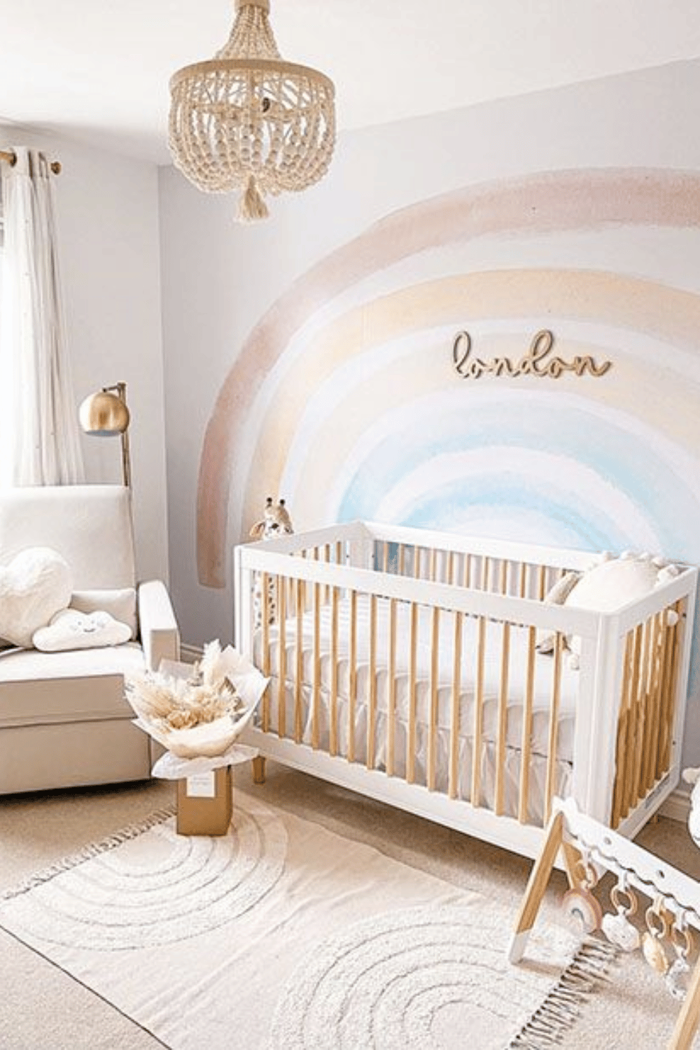 Baby Girl Rainbow Nursery