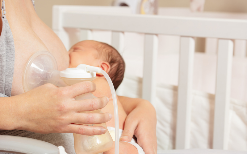 Combining breastfeeding and pumping