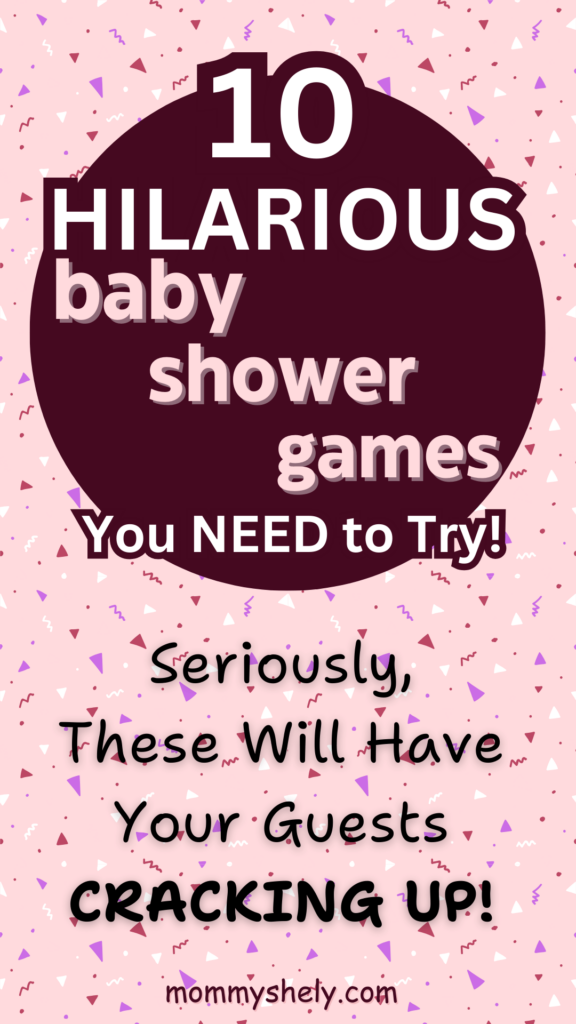 The Funniest Baby Shower Games Ever