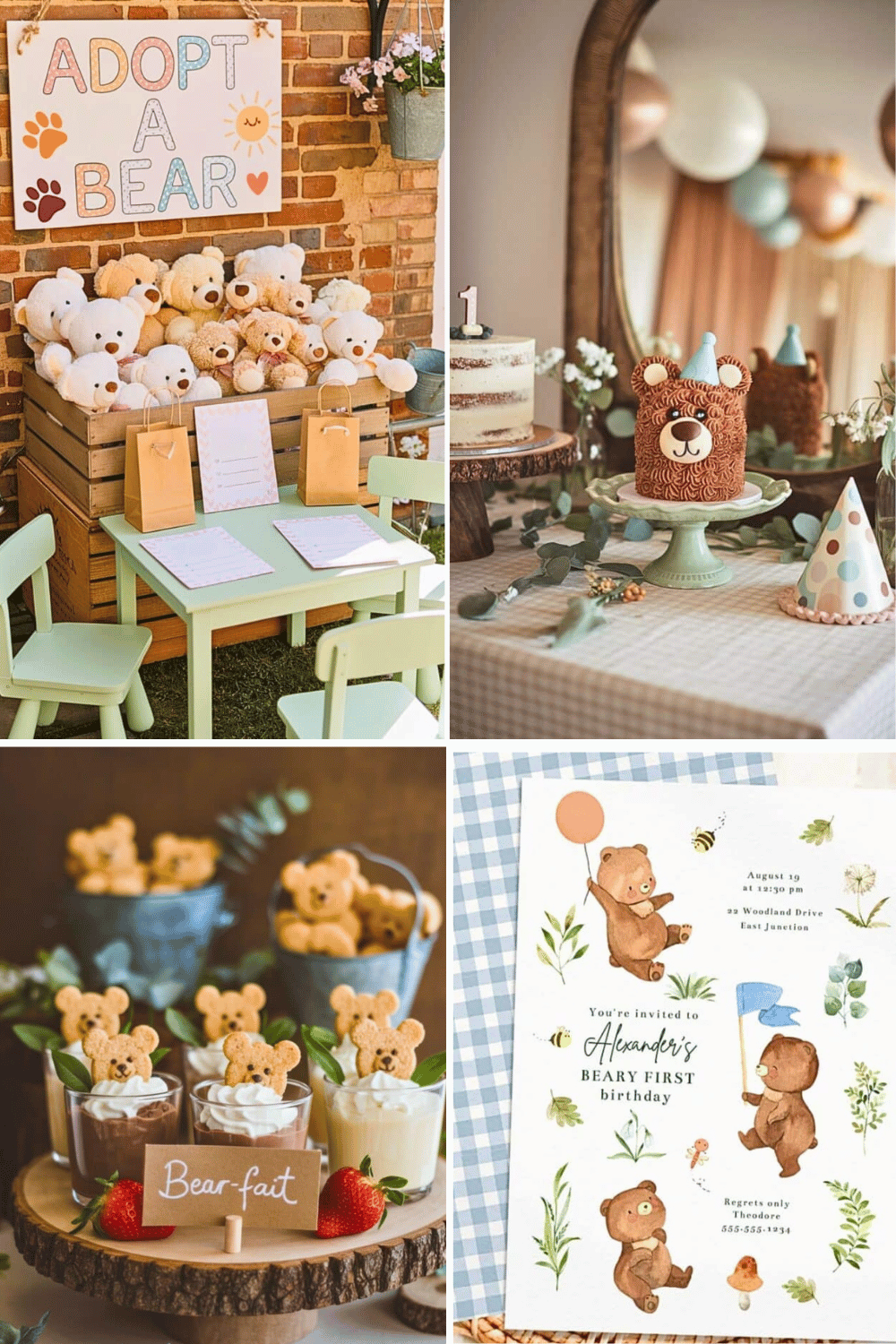 Beary First Birthday