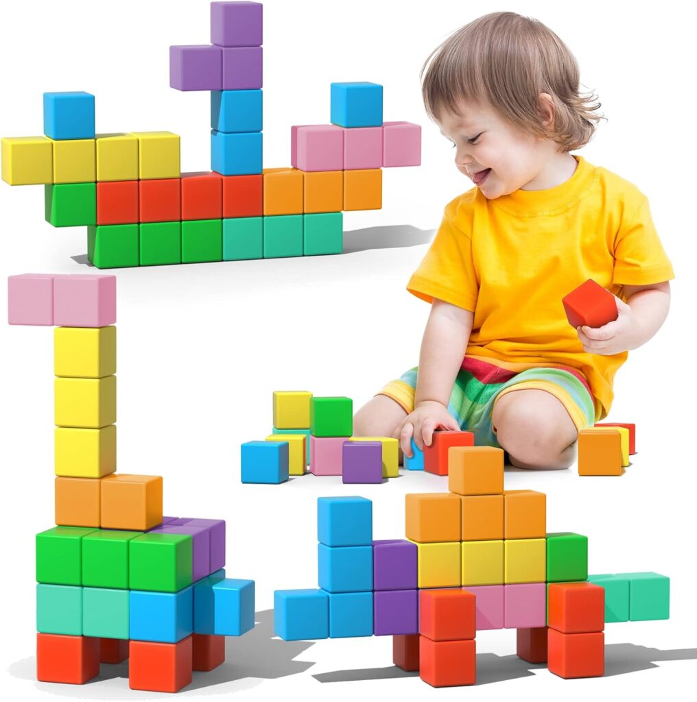 Toys for One Year Old - Magnetic blocks