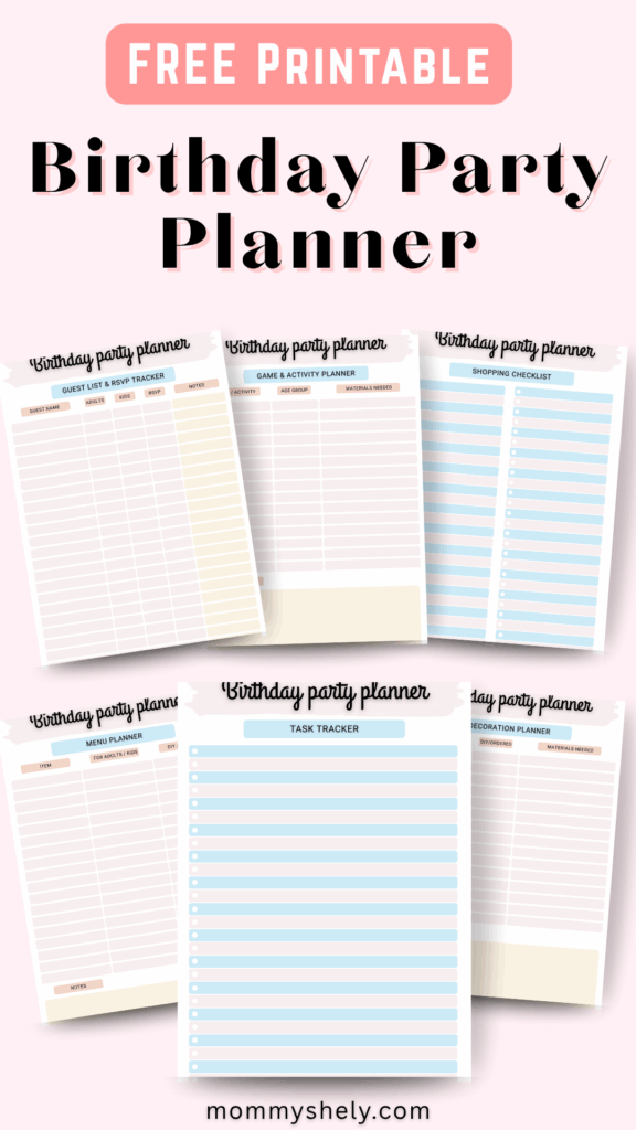 Birthday Party Planner