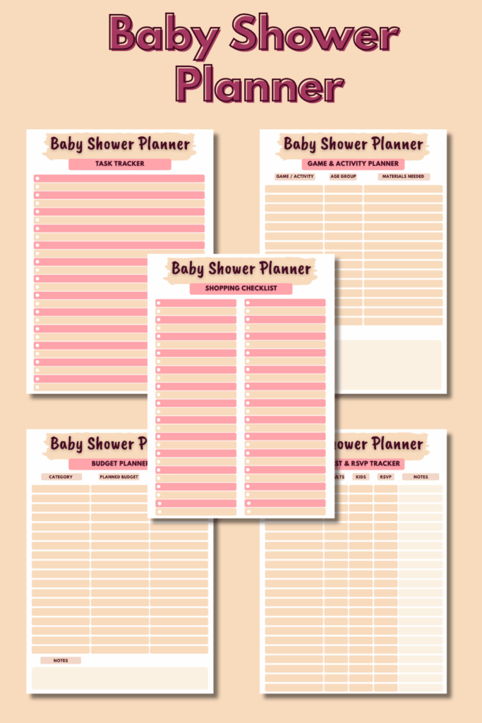 Baby Shower Planner