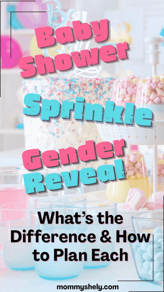 What Is a Baby Shower, Sprinkle, and Gender Reveal Party?
