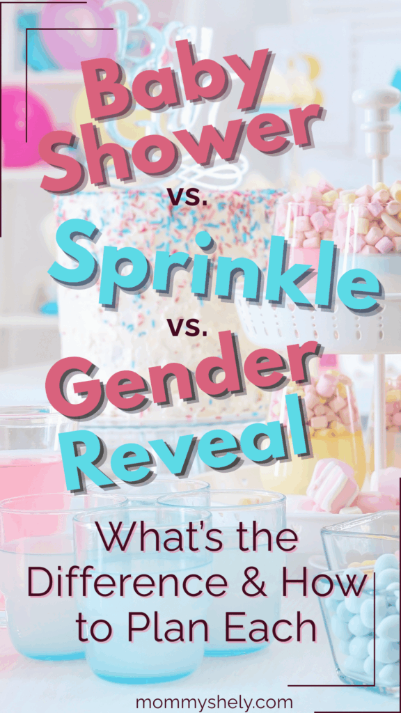 What Is a Baby Shower, Sprinkle, and Gender Reveal Party?