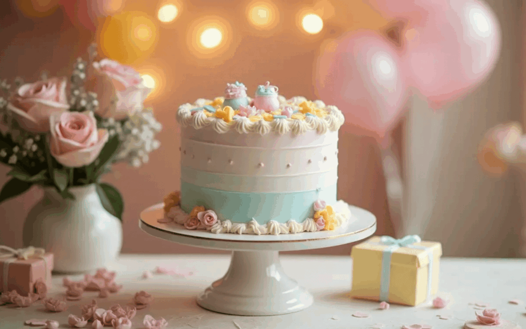 Baby shower cake