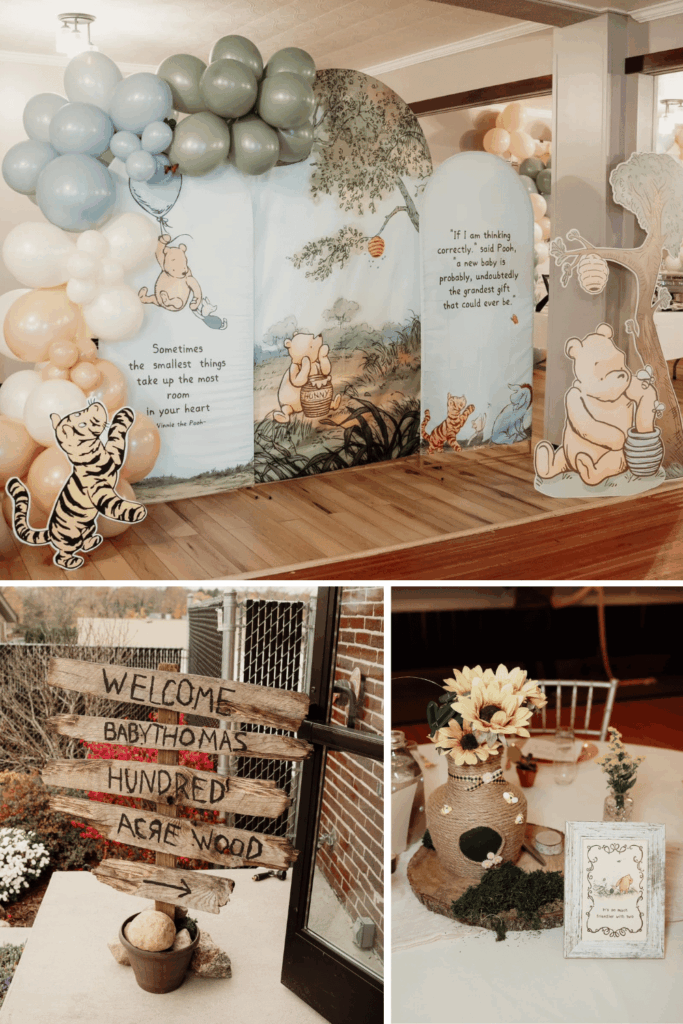Vintage Winnie the Pooh Baby Shower