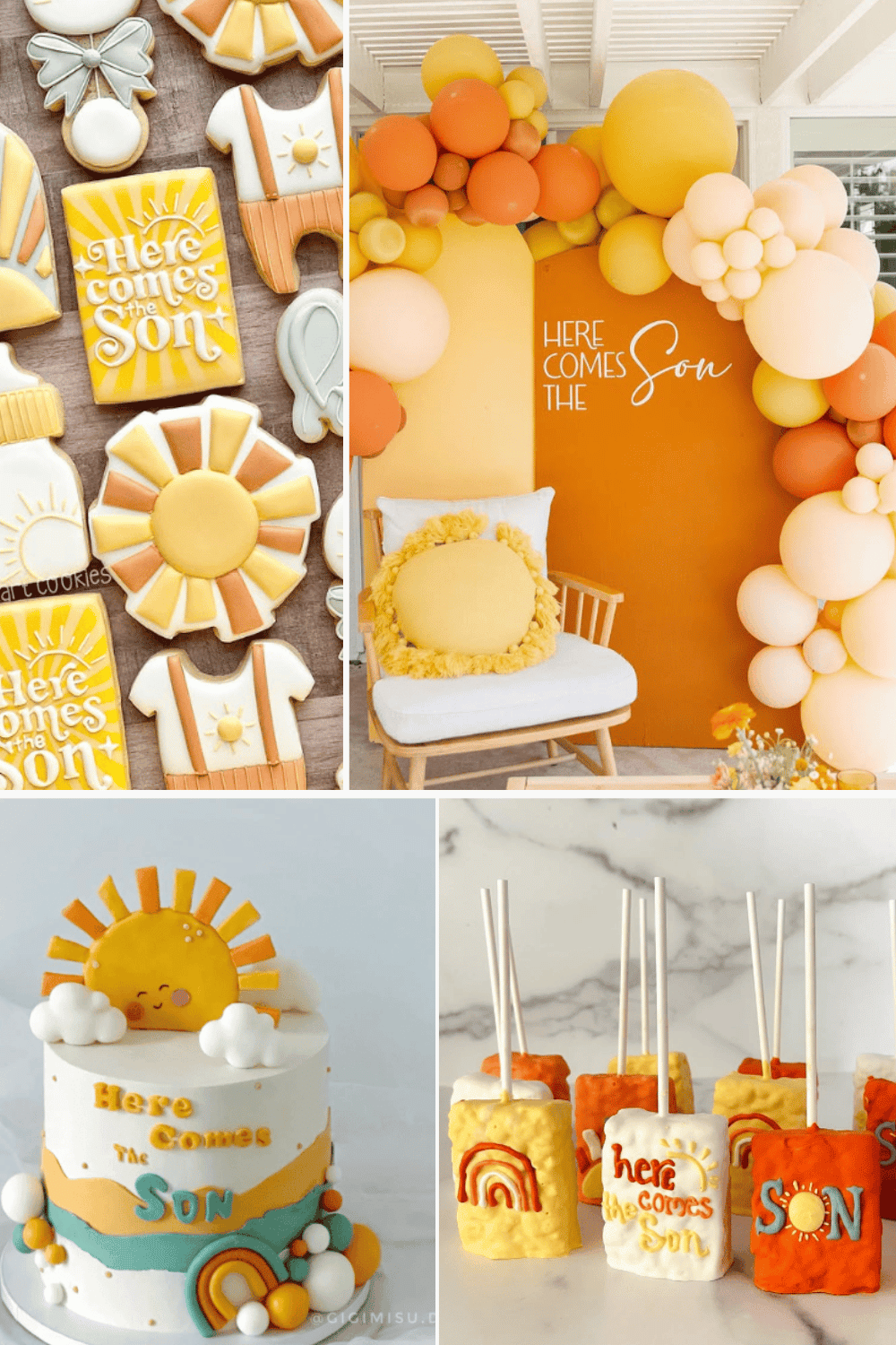 Here Comes The Son Baby Shower theme idea