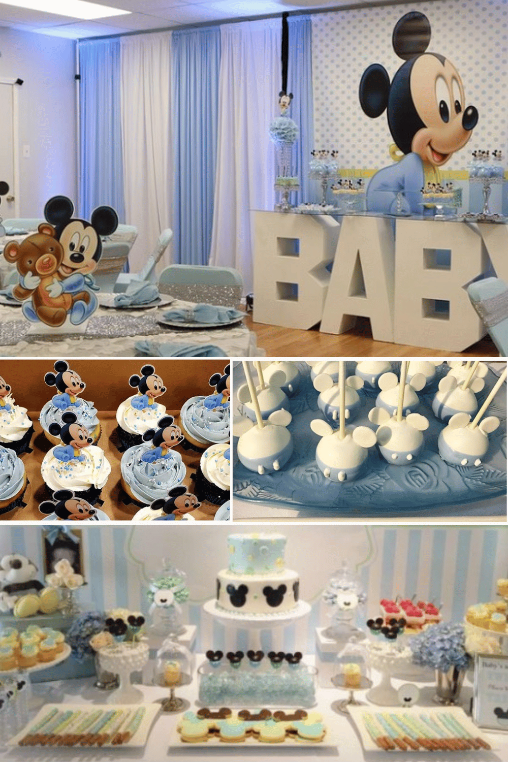 Mickey Mouse Baby Shower theme idea