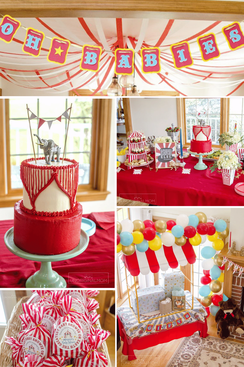 Vintage Circus Gender Neutral Baby Shower