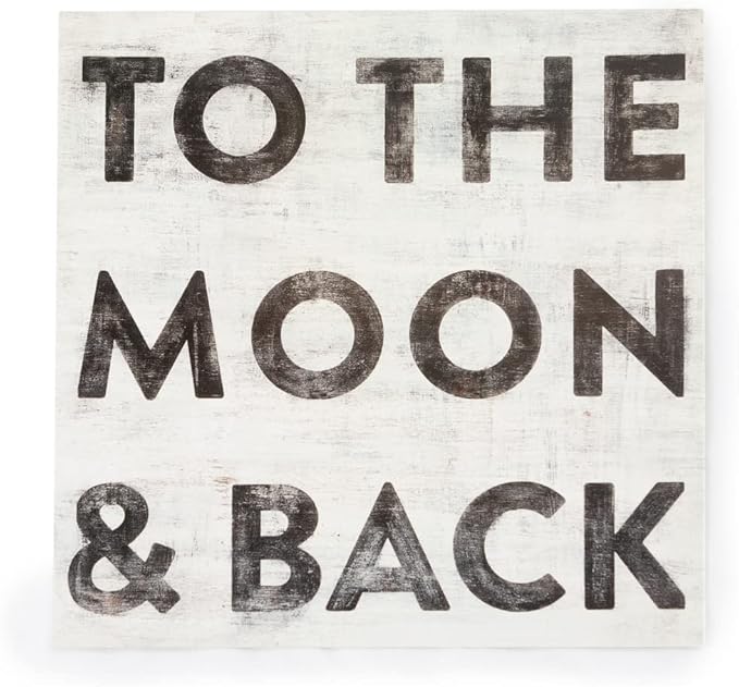To The Moon And Back Art Poster