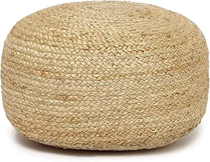 Circular Low Pouf Ottoman