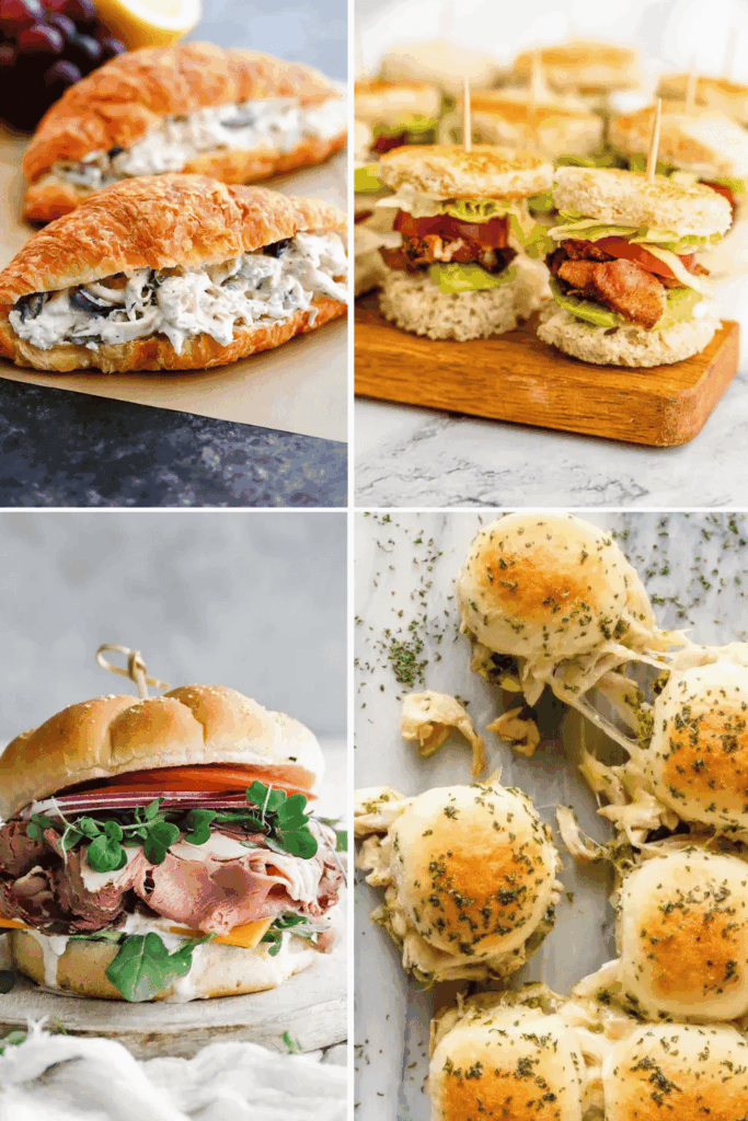 Baby Shower Sandwich and Wrap Ideas