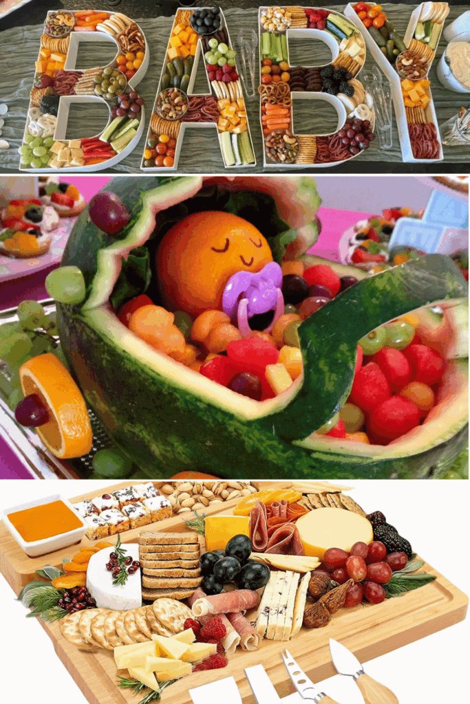 Baby shower tray ideas