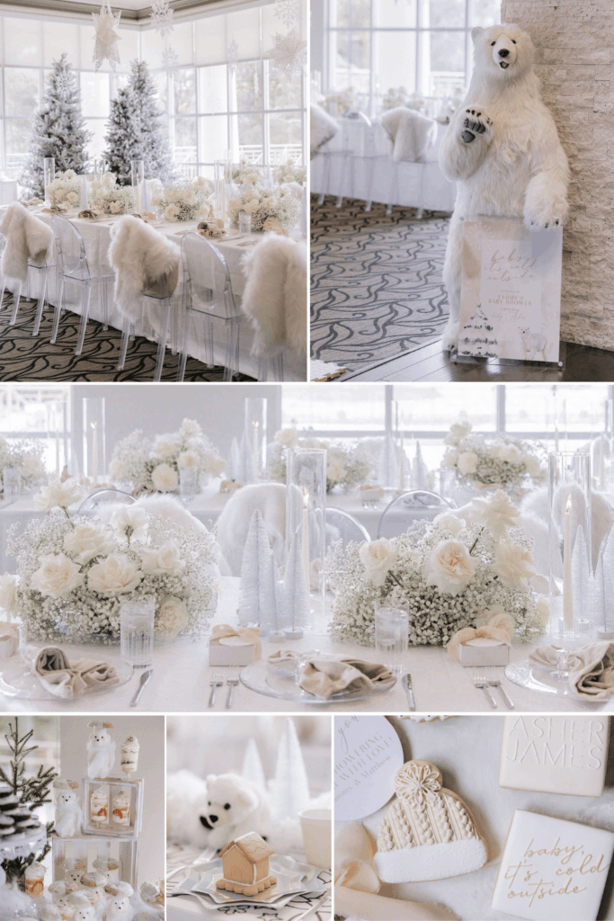 White Winter Baby Shower