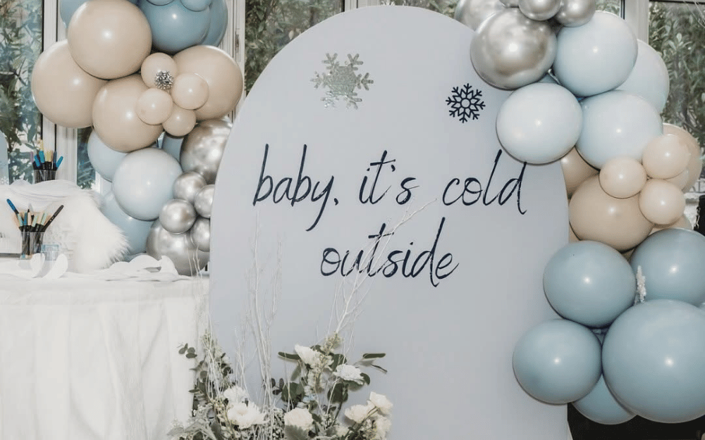 Winter baby shower themes