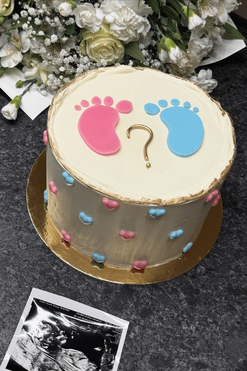 Footprints Cake