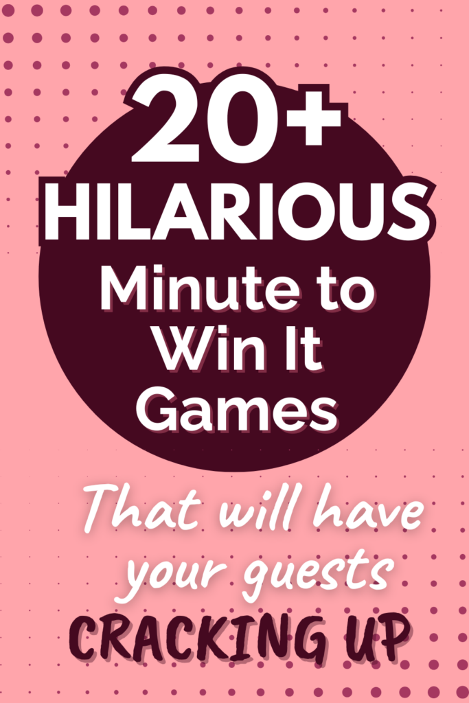 The Best Minute to Win It Baby Shower Games