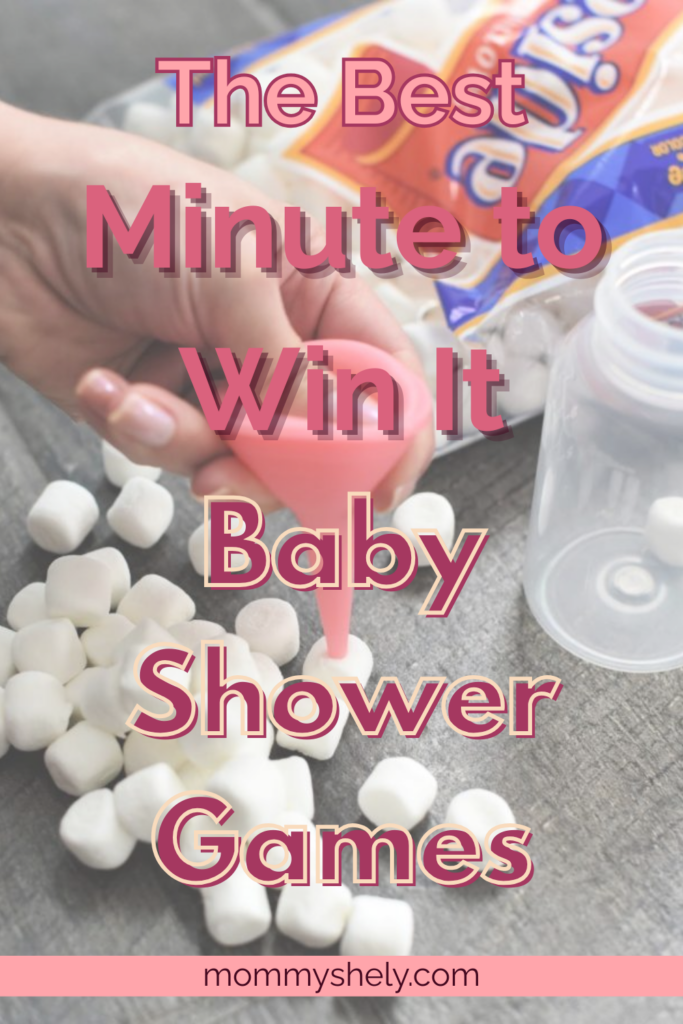 The Best Minute to Win It Baby Shower Games