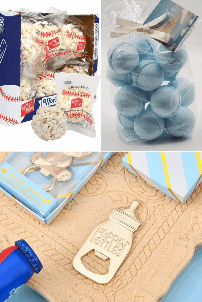 Boys baby shower favors