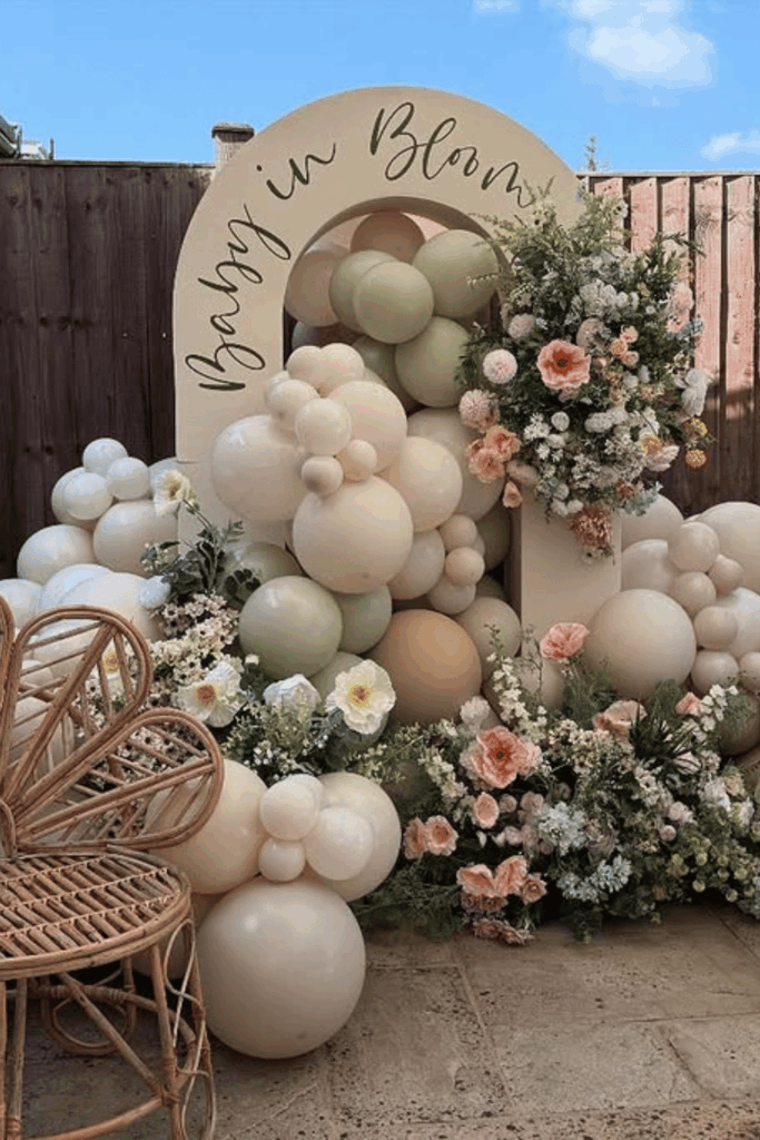 Gender-Neutral Baby in Bloom Theme