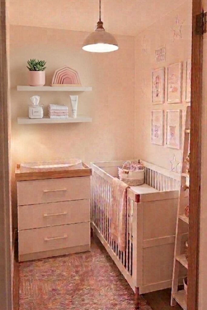 Small nursery layout