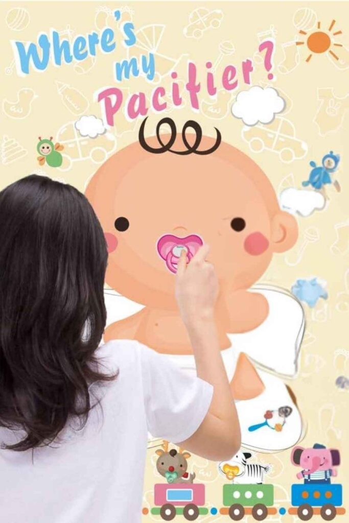 Pin the Pacifier on the Baby 