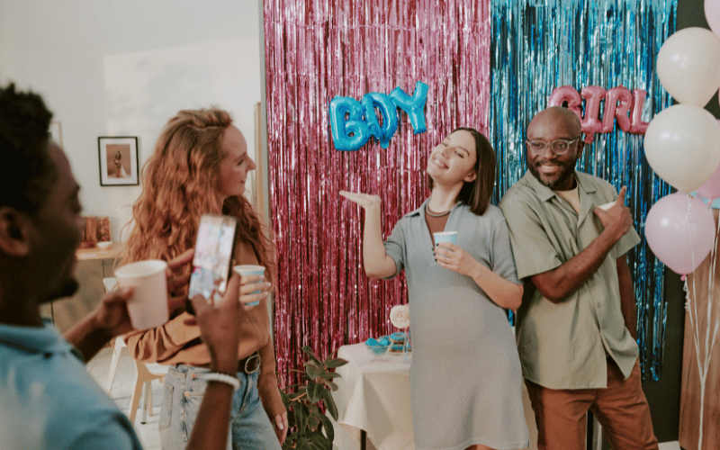 gender reveal games and activities