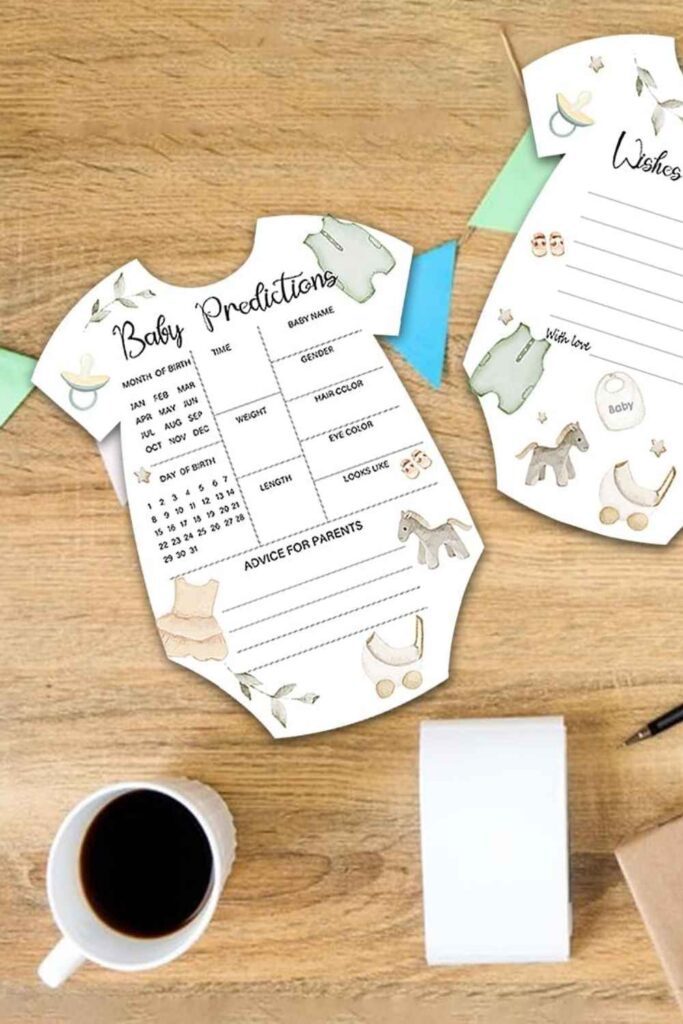 Baby Predictions Card