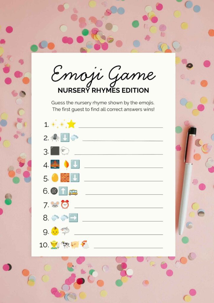 Baby Emoji Pictionary